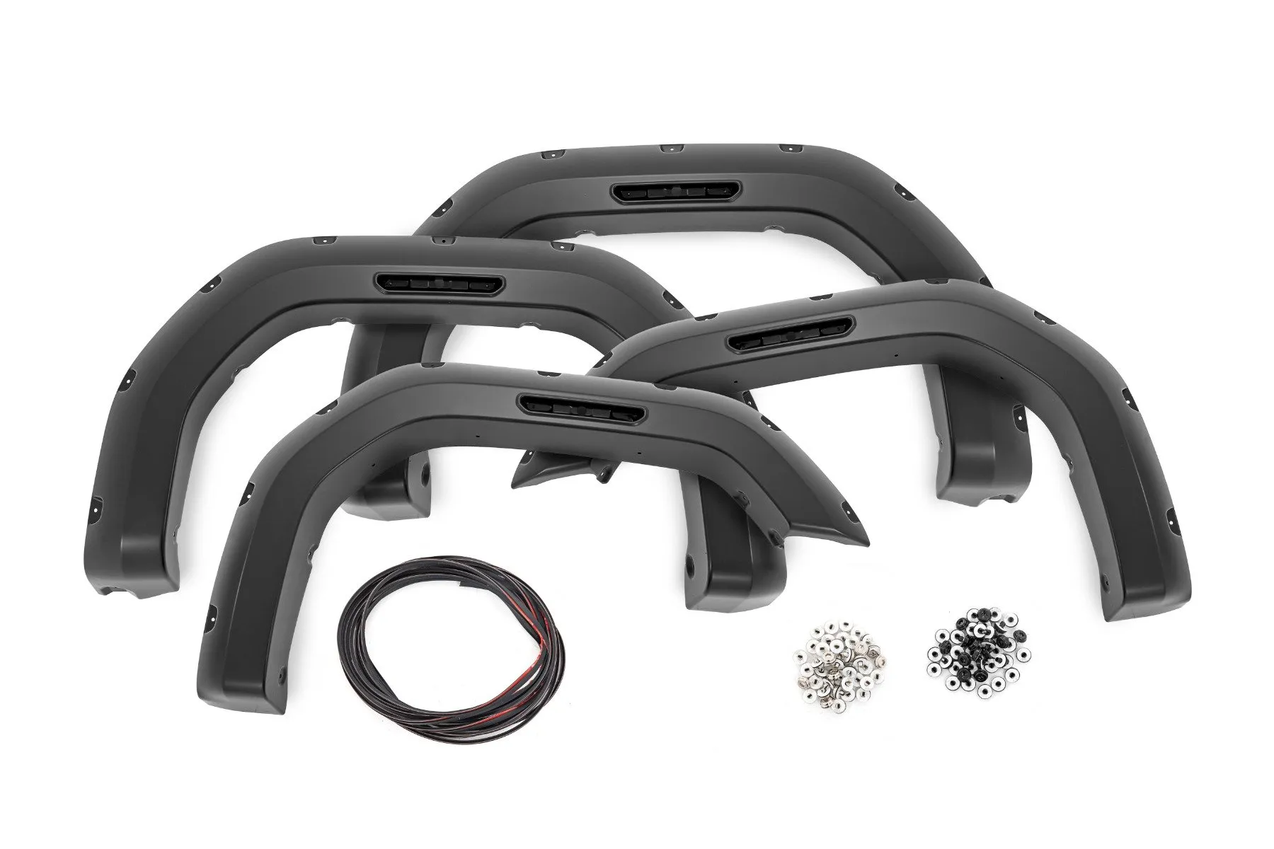 Rough Country Fender Flares Sport G6O Pacific Blue GMC Sierra 2500 HD | Sierra 3500 HD 20-25 - F-G12011A-G6O