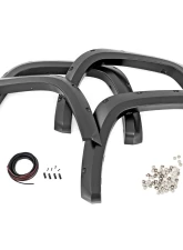 Rough Country Pocket Fender Flares 218 for 2022-2024 Toyota Tundra, Midnight Black Metallic                                     - F-T11413-218 - Image 6