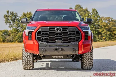 Rough Country Pocket Fender Flares 218 for 2022-2024 Toyota Tundra, Midnight Black Metallic - F-T11413-218
