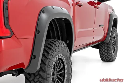 Rough Country Pocket Fender Flares 218 for 2022-2024 Toyota Tundra, Midnight Black Metallic - F-T11413-218