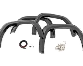 Rough Country Pocket Fender Flares for 2022-2024 Toyota Tundra, Supersonic Red, 6in Height