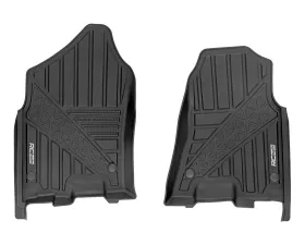 Rough Country Flex-Fit Floor Mats Front Crew Ram 1500 19-24 | 1500 TRX 21-24