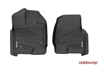 Rough Country Flex-Fit Floor Mats Front Ford F-150 15-25 | F-150 Lightning 22-25 | Raptor 17-25 - FF-5151