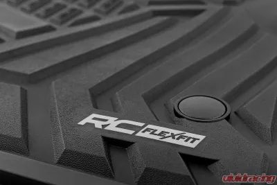 Rough Country Flex-Fit Floor Mats Front and Rear - FF-51712