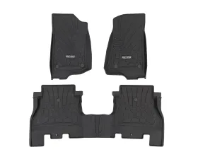 Rough Country Flex Fit Floor Mats FR & RR 4 Door Jeep Wrangler Unlimited 4WD 18-25