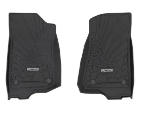 Rough Country Flex Fit Floor Mats FR 4 Door Jeep Wrangler Unlimited 4WD 2018-2025