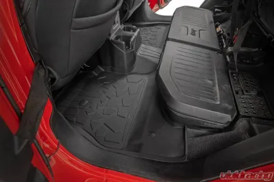 Rough Country Flex-Fit Floor Mats FR & RR RR Lockable Jeep Gladiator JT 4WD 20-25 - FF-61501