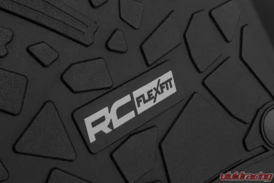 Rough Country Flex-Fit Floor Mats FR & RR RR Lockable Jeep Gladiator JT 4WD 20-25 - FF-61501