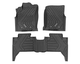 Rough Country Flex-Fit Floor Mats Front and Rear Toyota Tacoma 2WD | 4WD 2016-2023