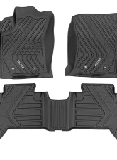 Rough Country Flex-Fit Floor Mats Front and Rear                                     - FF-71216 - Image 6