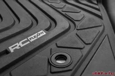 Rough Country Flex-Fit Floor Mats Front and Rear - FF-71216
