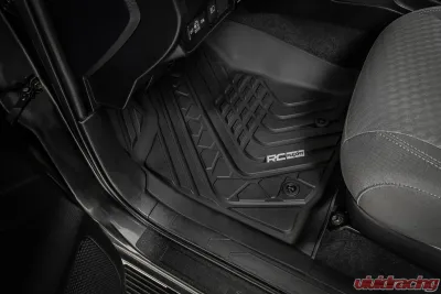 Rough Country Flex-Fit Floor Mats Front and Rear - FF-71216