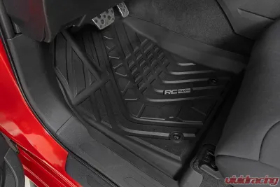 Rough Country Flex-Fit Floor Mats FR CrewMax Toyota Tundra 2WD | 4WD 2022-2025 - FF-7170
