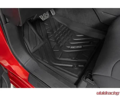 Rough Country Flex-Fit Floor Mats FR & RR CrewMax - FF-71780