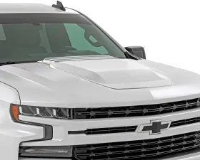 Rough Country Hood Scoop GAZ Summit White Chevy Silverado 1500 2WD | 4WD 2019-2025 & Classic