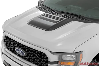 Rough Country Hood Scoop DR Avalanche Gray - HS30010-DR