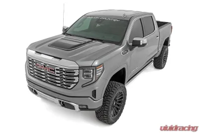 Rough Country Hood Scoop GCN Fire Red GMC Sierra 1500 2WD | 4WD 2019-2025 - HS40010-GCN