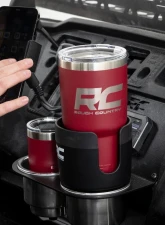 Rough Country 2-in-1 Expanding Cup and Phone Holder, Fits 2.69in - 3.9in Cup Holders                                     - J5054 - Image 6