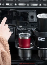 Rough Country 2-in-1 Expanding Cup and Phone Holder, Fits 2.69in - 3.9in Cup Holders                                     - J5054 - Image 3