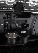 Rough Country 2-in-1 Expanding Cup and Phone Holder, Fits 2.69in - 3.9in Cup Holders                                     - J5054 - Image 6