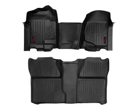 Rough Country Floor Mats FR & RR OV Hump Crew Chevy | GMC 1500 | 2500HD 07-14