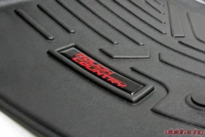 Rough Country Heavy Duty Floor Mats Front | Rear - 14-18 Chevrolet Silverado | GMC Sierra - M-21142