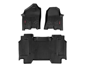 Rough Country Floor Armor Heavy Duty Floor Mats for 2019-2024 Ram 1500 & TRX Crew Cab