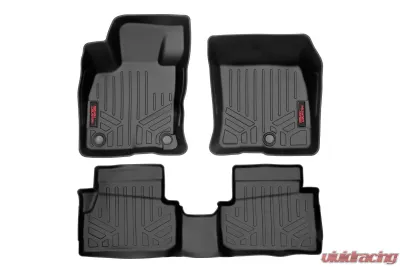Rough Country Floor Armor Heavy Duty Floor Mats for 2022-2023 Ford Maverick, Eco-Friendly Polyethylene - M-51100