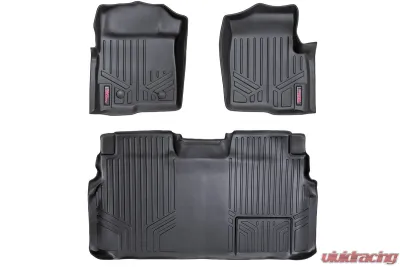 Rough Country Heavy Duty Floor Mats - Front and Rear Combo Ford Raptor 2011-2014 - M-51112