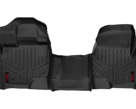 Rough Country Floor Armor Heavy Duty Floor Mats for Ford F-150 2015-2024, Eco-Friendly Polyethylene
