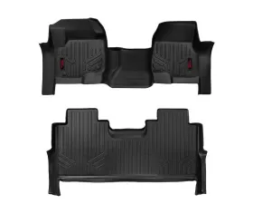 Rough Country Floor Mats FR & RR FR Bench Ford F-250 | F-350 Super Duty 2WD | 4WD 17-25