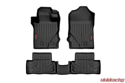 Rough Country Floor Mats Front & Rear Ford Bronco 2 Door 4WD 2021-2025 - M-51632