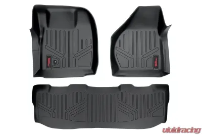 Rough Country Heavy Duty Floor Mats Front | Rear - 08-10 Ford Super Duty Crew Cab Ford 2008-2010 - M-52102