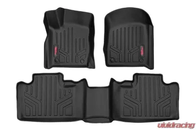 Rough Country Floor Armor Heavy Duty Floor Mats for Jeep Cherokee/Grand Cherokee 2013-2020 - M-60300
