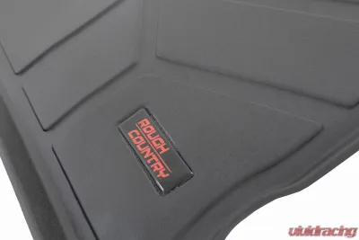 Rough Country Rear Cargo Mat for 2018-2024 Jeep Wrangler JL with Subwoofer, All-Weather Protection - M-6120