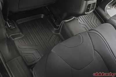 Rough Country Floor Armor Heavy Duty Floor Mats for Jeep Cherokee 2014-2023, Eco-Friendly Polyethylene - M-61702