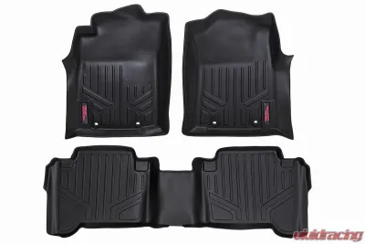 Rough Country Floor Armor Heavy Duty Floor Mats for 2012-2015 Toyota Tacoma Double Cab - M-71213