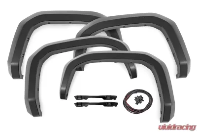Rough Country Fender Flares Sport 202 Gloss Black Toyota Tacoma 2WD | 4WD 2024-2025 - O-T12421-202