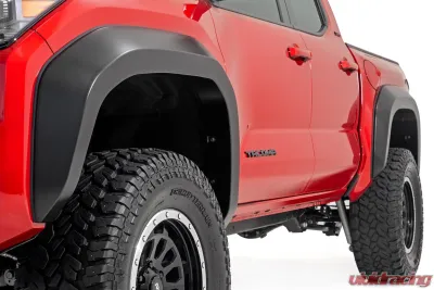 Rough Country Fender Flares Sport 202 Gloss Black Toyota Tacoma 2WD | 4WD 2024-2025 - O-T12421-202