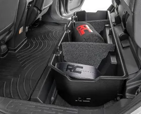 Rough Country Under Seat Storage for Honda Ridgeline 2017-2024, Durable Thermoplastic Design