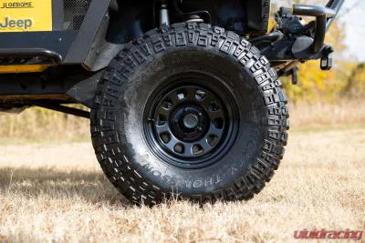 Rough Country Steel Wheel Black 15x8 5x5 3.30 Bore -19 - RC51-5873