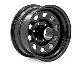 Rough Country Steel Wheel Black 17x9 6x5.5 4.25 Bore -12