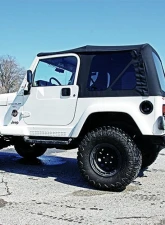 Rough Country Jeep Replacement Soft Top, Black 97-06 TJ Wrangler Full Steel Doors Jeep Wrangler 1997-2006                                     - RC85020.35 - Image 3