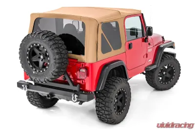 Rough Country Jeep Replacement Soft Top, Spice 97-06 TJ Wrangler Full Steel Doors Jeep Wrangler 1997-2006 - RC85020.70