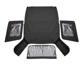 Rough Country Jeep Replacement Soft Top, Black 07-09 JK Wrangler 2 Door Jeep Wrangler 2007-2009