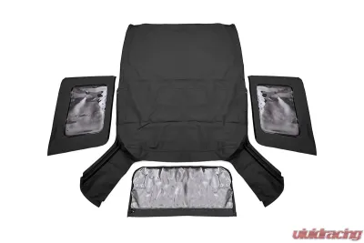 Rough Country Jeep Replacement Soft Top, Black 07-09 JK Wrangler 2 Door Jeep Wrangler 2007-2009 - RC85240.35