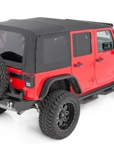 Rough Country Jeep Replacement Soft Top, Black 10-18 Wrangler JK 2 Door Jeep Wrangler 2010-2018                                     - RC85460.35 - Image 5