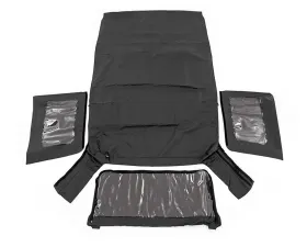 Rough Country Jeep Replacement Soft Top, Black 10-18 Wrangler JK 4 Door Jeep Wrangler