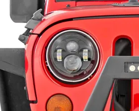 Rough Country 7 Inch LED Headlights DOT Approved