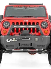 Rough Country 7 Inch LED Headlights for Jeep Wrangler 1997-2018, DOT Approved, Black Design                                     - RCH5000 - Image 6